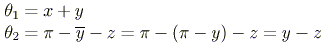 Angle geometry for deriving position of image.