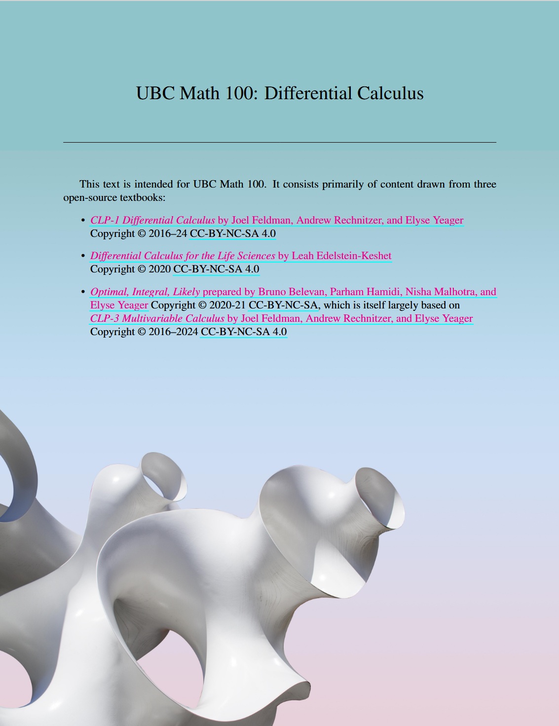 Textbook cover