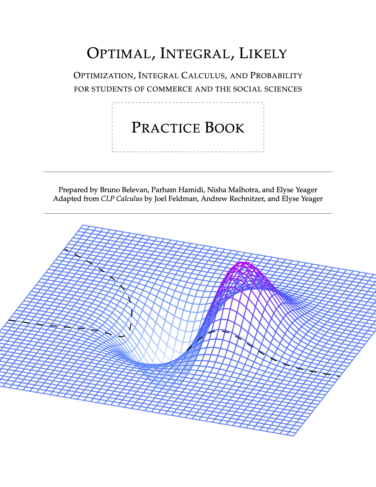 Optimal, Integral, Likely Practice Book cover