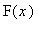 F(x)