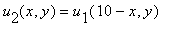 u[2](x,y) = u[1](10-x,y)