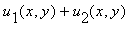 u[1](x,y)+u[2](x,y)