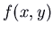 $f(x,y)$