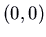 $(0,0)$
