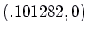 $(.101282,0)$